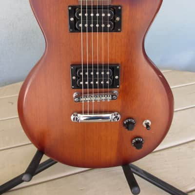 Vintage Hondo 732 Deluxe LP late 70's early 80's Natural Brown OHSC. image 7