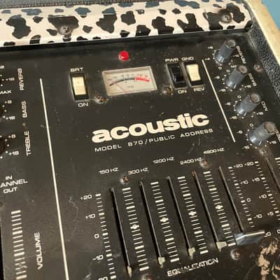 Acoustic Control Corp 870 Mixer Amplifier image 2