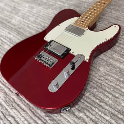 Squier Contemporary Telecaster HH (2018) – Dark Metallic Red, Maple Neck image 2