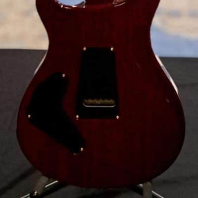 PRS Custom 24 Piezo 10 Top Fire Red Burst 0352064 image 8