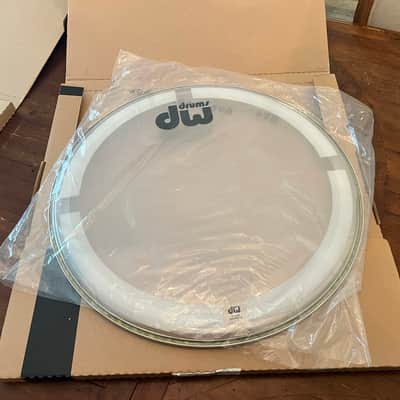 DW Coated/Clear Bass Drum Head - 22" (DRDHCC22K) image 1