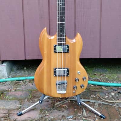 Madeira MB-100 (Guild) Short Scale Bass 1970s Natural MIJ image 1