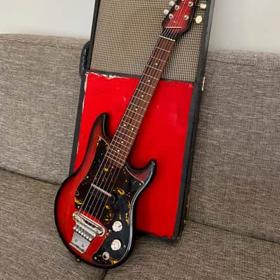 1965 Tombo Ukulet Mini Electric Guitar with AMP in Case! RARE Japanese image 1
