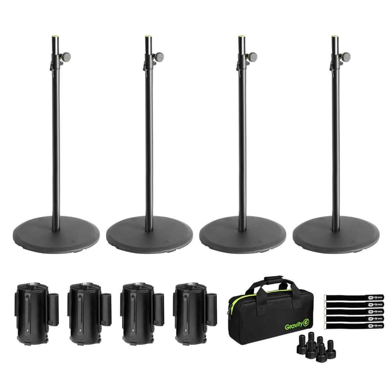 Gravity GSSPWBSET1 Cast Iron Stands with Barrier Cassettes Four Pack image 1