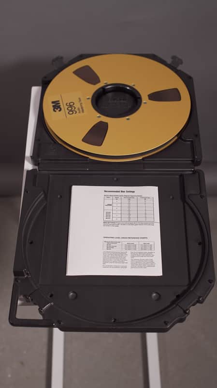 New Unused 3m 996 1/2" Audio Mastering Tape in Original Case image 1