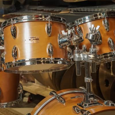 Yamaha 10/12/13/14/20" Tour Custom Drum Set - 1980s Real Wood image 7