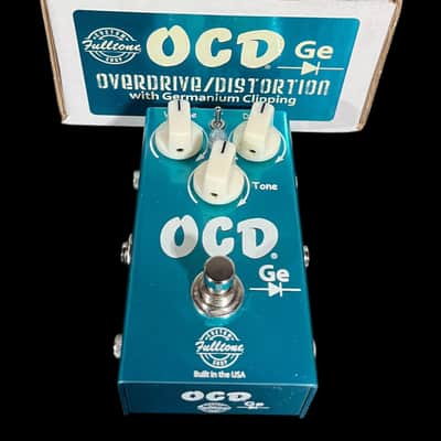 Fulltone Custom Shop OCD-GE Germanium Overdrive 2019 - Tahitian Teal X9257 image 1