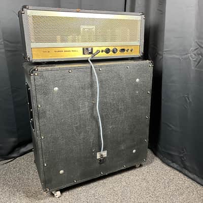 Marshall JCM800 MKII Super Bass 100W - 1935B straight cabinet with 4x12” Celestion G12-65 UK Made 1980 image 5