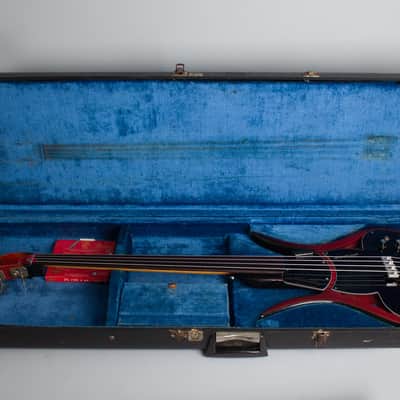 Ampeg AUSB-1 Electric Bass Guitar (1967), ser. #788, original black hard shell case. image 10