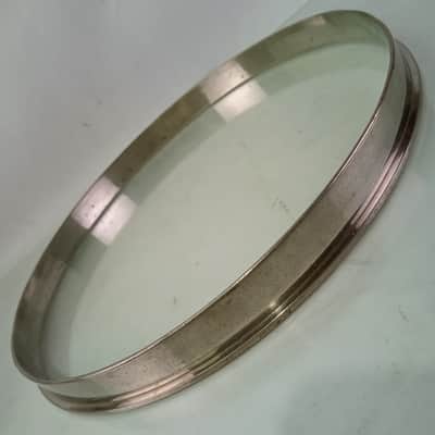 Gretsch 10" Single-Flange Broadkaster Tom Drum Batter Rim/Hoop Nickel-Brass NOB image 3