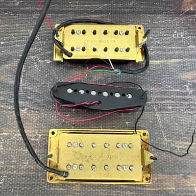 90s Ibanez DiMarzio IBZ USA F1/C3/F2 HSH Pickup Set image 2