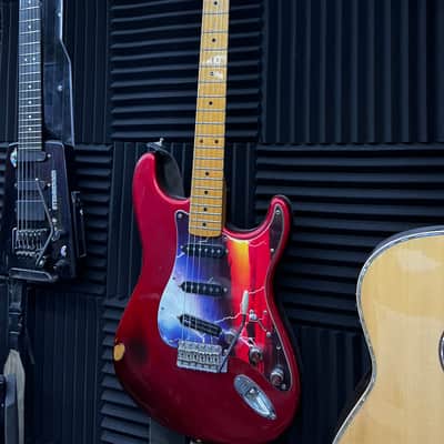 Fender Eric Johnson Stratocaster with Maple Fretboard 2005 - 2013 - Candy Apple Red image 6