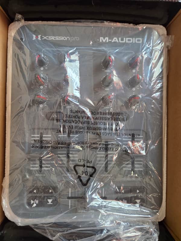M-Audio X-Session Pro DJ MIDI Controller/Mixer 2000s - Gray image 1