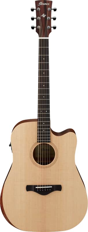 Ibanez AW150CEOPN Artwood Sitka Spruce / Okoume Open Pore Dreadnought image 1