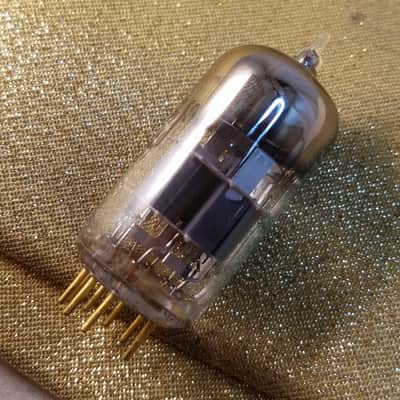 Sylvania Matched Pair (2) 6922 premium tNOS AT1000 TESTED Vacuum Tubes Gold pins rare D getter E88CC dual triode or GB6DG8 1963 image 22