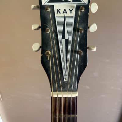 Vintage Kay Acoustic Guitar 1960s (Playable) image 2