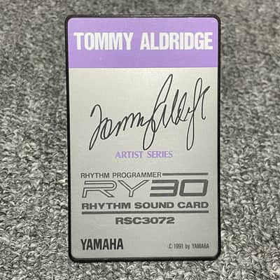 YAMAHA RY30 RSC3072 Tommy Aldridge Rhythm Sound Card