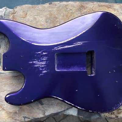 Real Life Relics Stratocaster Body Aged Grape Jelly Pearl Nitro Lacquer Finish image 9