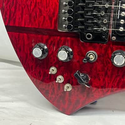 B.C. Rich Mockingbird ST Electric Guitar - Transparent Red image 5