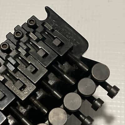 1980's Original Made in Germany Black Lefty Left-Handed Guitar Tremolo Bridge Vibrato & Arm image 15