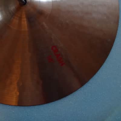 Paiste  Collectable,Ex Clem Cattini 2002 ,16" crash cymbal+ real signature  1981 - Traditional image 8