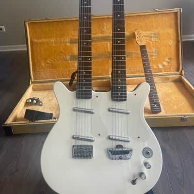 Danelectro Doubleneck 12-String and 6-String 1998 - 2004 - White Pearl image 4
