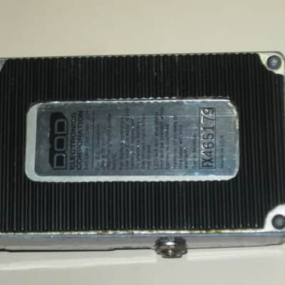 used naturally reliced from player's wear vintage DOD FX35 Octoplus - Octave effect pedal for guitar or bass, ANALOG, mid to late 1980s, USA (MISSING Batery Cover) + extra battery CLIP (NO box / NO paperwork / NO adaptor) image 23