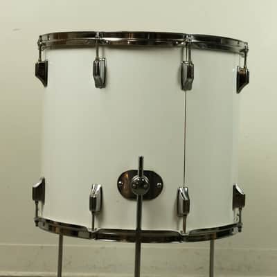 1970s Rogers 16x18" New England White "Big R" Floor Tom image 5