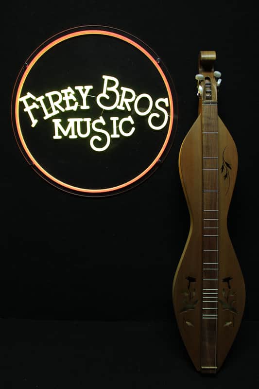 Cedar Creek Dulcimers MOUNTAIN DULCIMER W/ BIRDS 2012 - WALNUT STAIN image 1