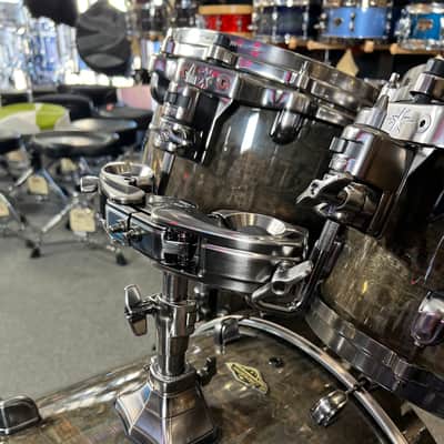 Tama WBS52LUSTGCT Starclassic Walnut/Birch 10/12/14/16/22" Drum Kit Set in Gloss Charcoal Tamo Ash image 5