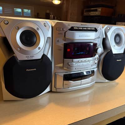 Panasonic SA-AK18 5 CD Changer/Dual Deck Stereo System New Belts Fully Working🔥 image 3