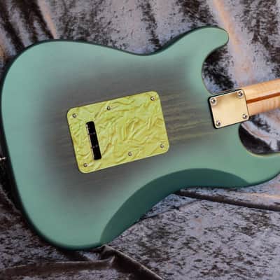 GB Liuteria Traditional Strato VegaTrem - strat style – Tamo Green image 13