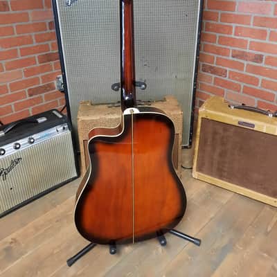 Ventura V3VS Vintage Sunburst Thin Body Acoustic/Electric image 4