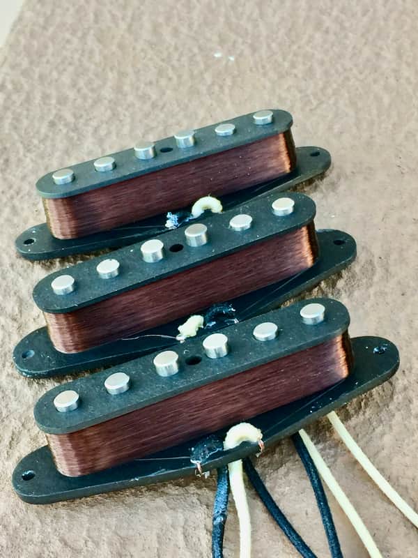 Hand Wound Stratocaster Pickups Set-Rude Blues-Alnico 5-Handwound Strat-Tone Hatch image 1