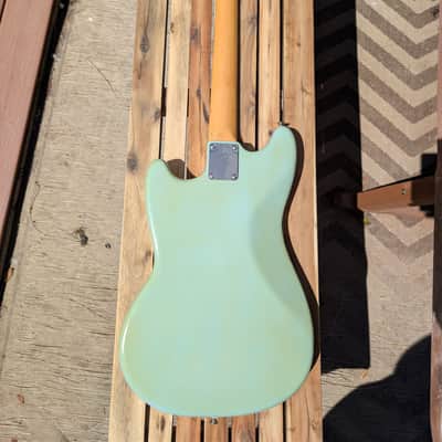 1973 Fender Mustang Sonic Blue - Cunife wide range -Spitfire pickguard image 4