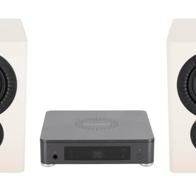 Mission LX CONNECT WHT 120w Wireless Bookshelf Speaker System w/Hub in White image 6