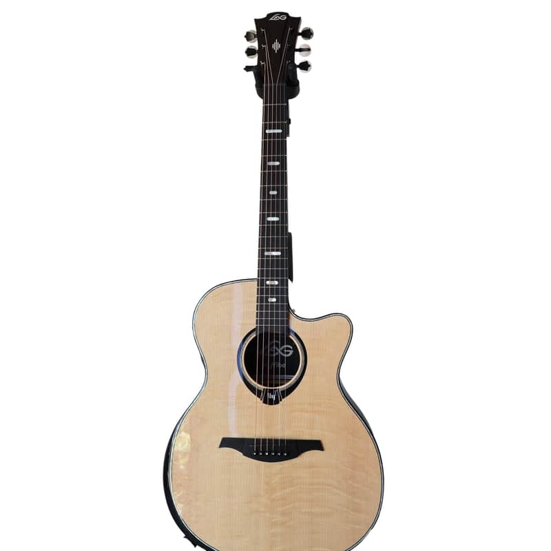 Lâg HyVibe 50 Auditorium Smart Guitar w/HyVibe H2 Bluetooth, Looper & Effects – HV50ACE image 1