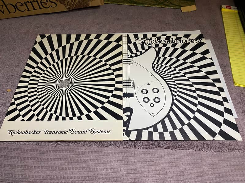 Rickenbacker Catalogue Set 1968 - Black and White Cover image 1