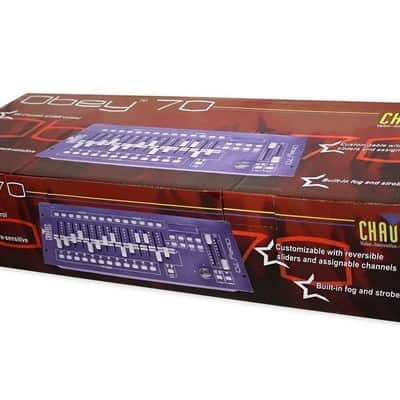 Chauvet DJ OBEY70 Light/Fog DMX Lighting Controller+Pressure Sensitive Joystick image 6