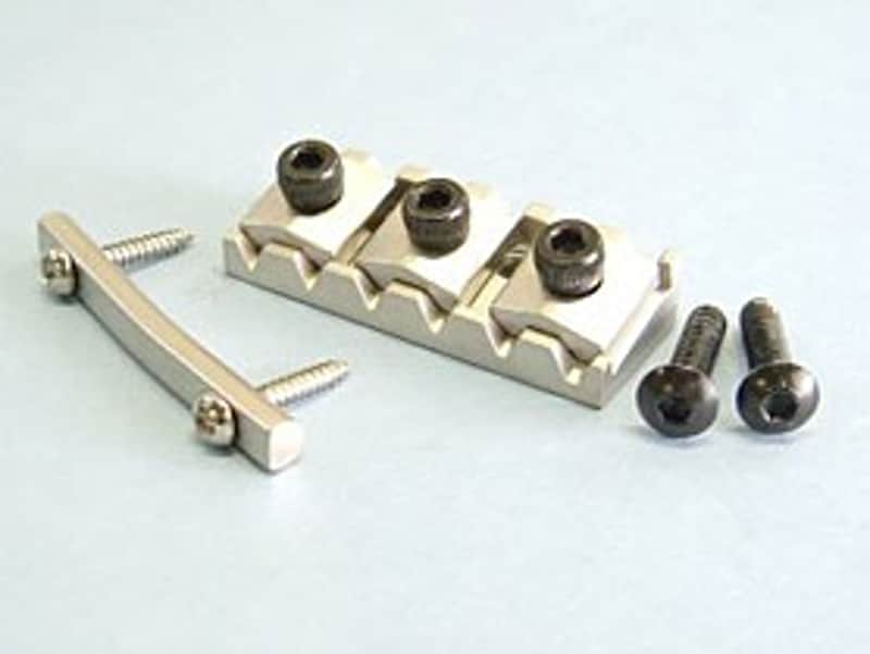 Ibanez locking nut 43mm - satin nickel for EDR470EX image 1