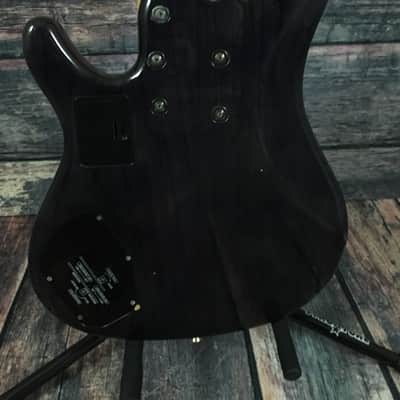 Yamaha  TRB-6 6 String Fretless Bass  Black with hard shell case image 9