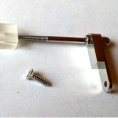 Allparts Archtop Pickguard Bracket for ES-175 and ES-335 Nickel image 1