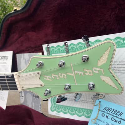 ✮ULTRA RARE✮'15 Gretsch G-6134 Double Cut PENGUIN Ltd ✮BROADWAY JADE✮1 of 25✮Jet image 23