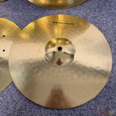 Millenium Brass 14,16,20 Cymbal Pack image 5