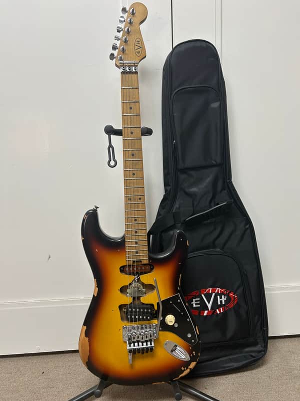 EVH Frankenstein "Frankie" Relic Electric Guitar - Vintage Sunburst image 1