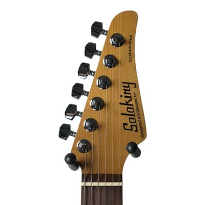 Electric Guitar Soloking MS-11 Classic MKII in Transparent Red with Rosewood FB and 5A Flame Top Nafiri Special Run image 11