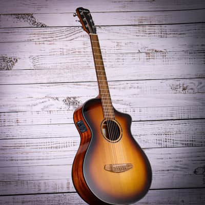 *DEMO* Breedlove Discovery S Concertina Edgeburst Acoustic-Electric Guitar | Red Cedar-African Mahogany image 6