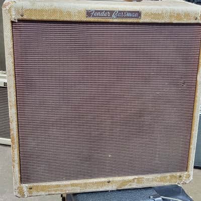 Fender 1955 Tweed 4x10 Bassman amplifier, narrow panel dual rectifier 1955 - Tweed image 1