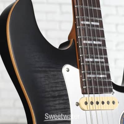 Sire Larry Carlton S7 FM New Gen Electric Guitar - Transparent Black  Rosewood Fingerboard (LCS7FMNGTBKd1) image 6