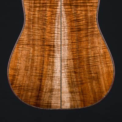 Huss and Dalton D-45 Premium Figured Koa with Paua Pearl Custom NEW image 5